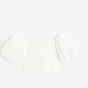 H&M smocked off the shoulder top